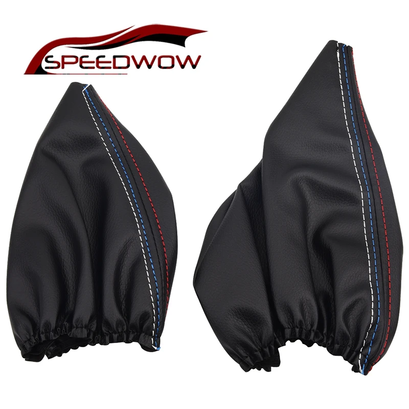 SPEEDWOW Manual Car Leather Gear Shift Collars PU Manual Handbrake Boot Cover Case For BMW E46 3 Series E36 M3 1991-1998
SPEEDWOW Manual Car Leather Gear Shift Collars PU Manual Handbrake Boot Cover Case For BMW E46 3 Series E36 M3 1991-1998