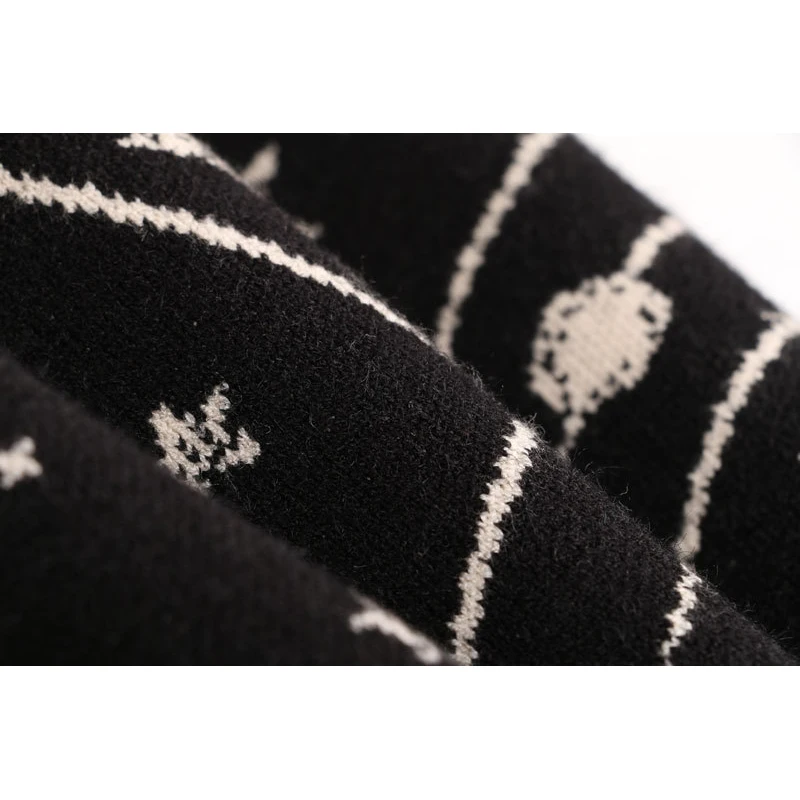 Autumn Winter Jacquard Sweaters Pullovers Retro Galaxy Star Pattern Sweater Women Vintage Long Sleeve Jumpers
Autumn Winter Jacquard Sweaters Pullovers Retro Galaxy Star Pattern Sweater Women Vintage Long Sleeve Jumpers