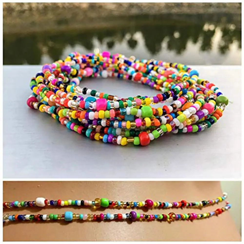 Waist Beads Chains Elastic Sexy Colorful Bikini Chains Bracelet Jewelry For Beach Women 2021 Summer
Waist Beads Chains Elastic Sexy Colorful Bikini Chains Bracelet Jewelry For Beach Women 2021 Summer