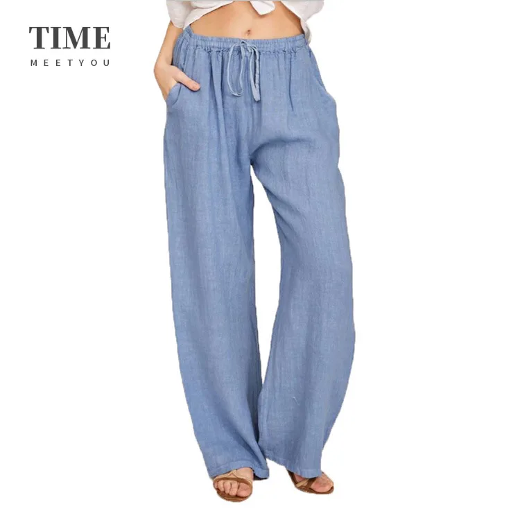 Elegant Women Pants Cotton Linen Loose Casual Trousers Solid Color Harem Elastic Waist Solid Design Sweat Pantalon Plus Size
Elegant Women Pants Cotton Linen Loose Casual Trousers Solid Color Harem Elastic Waist Solid Design Sweat Pantalon Plus Size