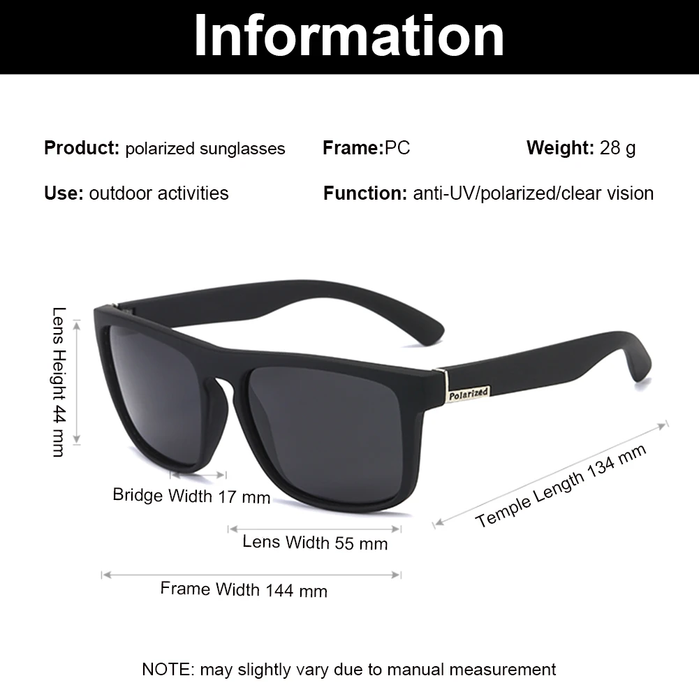 Men's Driving Shades Male Sun Glasses Vintage Driving Travel Fishing Sun Driver Goggle Classic UV400 Polarized Sunglasses
Men's Driving Shades Male Sun Glasses Vintage Driving Travel Fishing Sun Driver Goggle Classic UV400 Polarized Sunglasses
