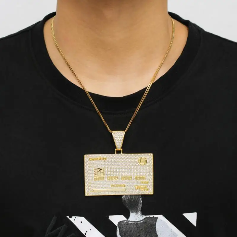 Fashion Creative Ladies Personality Card Pure Color Glossy Hip-Hop Men's Pendant Necklace Rap Trend Jewelry Gifts
Fashion Creative Ladies Personality Card Pure Color Glossy Hip-Hop Men's Pendant Necklace Rap Trend Jewelry Gifts