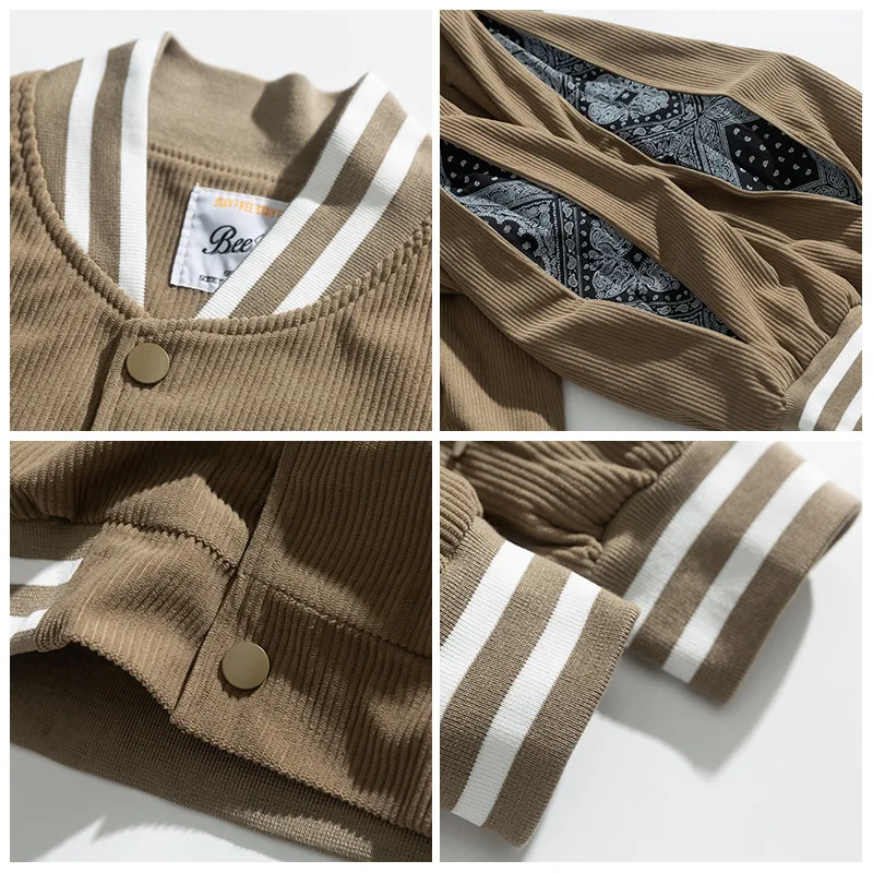 The fall trend is an unisex jacket with arms and cashew flower baseball jacket 
The fall trend is an unisex jacket with arms and cashew flower baseball jacket