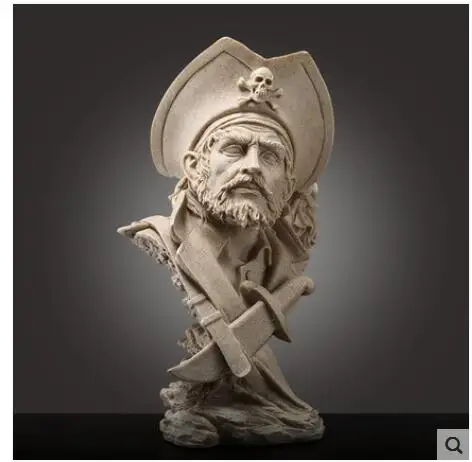 Nordic captain figure model Sandstone thinkers are creative furnishing living room wine cabinet art sculpture crafts Office
Nordic captain figure model Sandstone thinkers are creative furnishing living room wine cabinet art sculpture crafts Office