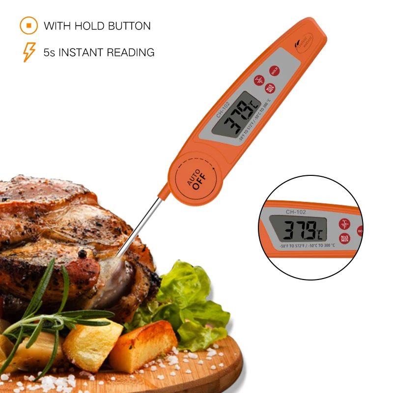 Kitchen Digital BBQ Food Thermometer Meat Cake Candy Fry Grill Dinning Household Cooking Thermometer Gauge Oven Thermometer Tool
Kitchen Digital BBQ Food Thermometer Meat Cake Candy Fry Grill Dinning Household Cooking Thermometer Gauge Oven Thermometer Tool