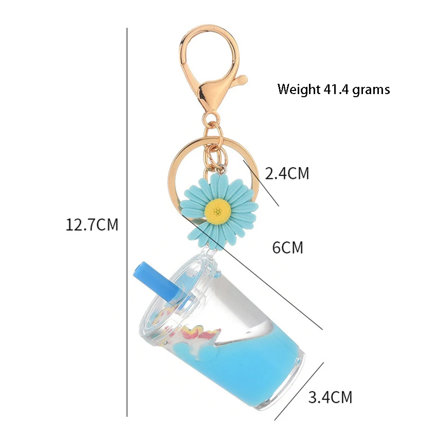 Creative Daisy unicorn miniature liquid milk tea cup car key chain lovely romantic sweet style lovers boudoir bag pendant
Creative Daisy unicorn miniature liquid milk tea cup car key chain lovely romantic sweet style lovers boudoir bag pendant
