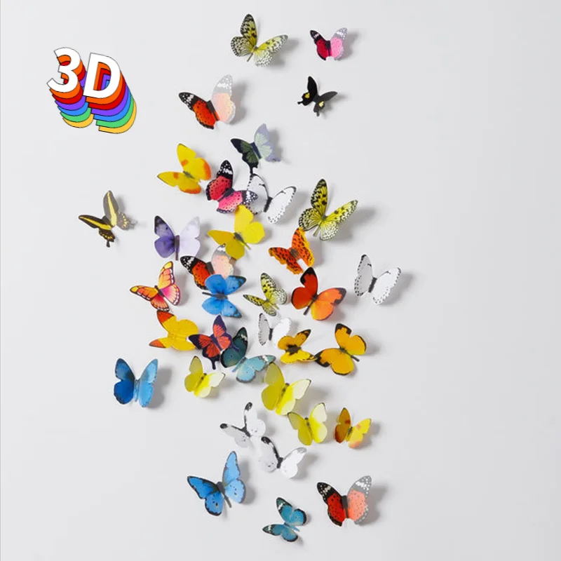 18pcs 3D Wall Stickers Color Butterfly Stickers for Bedroom Living Room Kids Room Wall Decoration Black Butterflies Fridge
18pcs 3D Wall Stickers Color Butterfly Stickers for Bedroom Living Room Kids Room Wall Decoration Black Butterflies Fridge