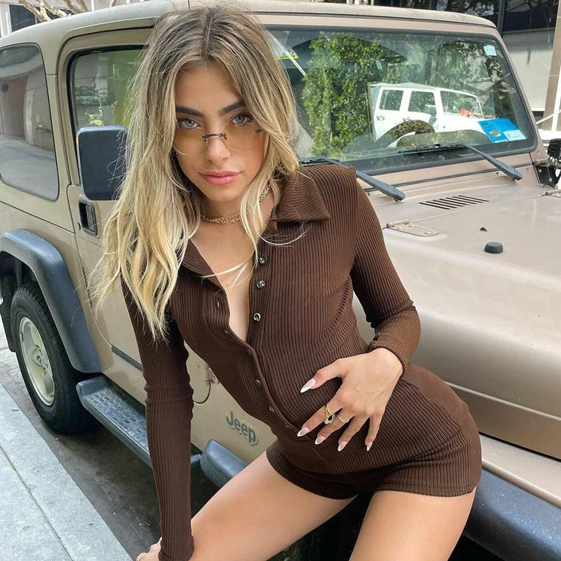 Sexy V Neck Bodysuit Women Black Long Sleeve Buttons Rompers Womens Jumpsuit 2020 Casual One-pieces Bodysuits Women Fashion
Sexy V Neck Bodysuit Women Black Long Sleeve Buttons Rompers Womens Jumpsuit 2020 Casual One-pieces Bodysuits Women Fashion