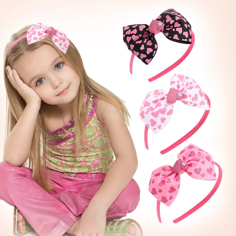 1 Pc Cute Girls Hair Bands Hoops Sweet Heart Bows Headbands For Baby Girls Children Pink Valentine's Day Hair Accessories
1 Pc Cute Girls Hair Bands Hoops Sweet Heart Bows Headbands For Baby Girls Children Pink Valentine's Day Hair Accessories