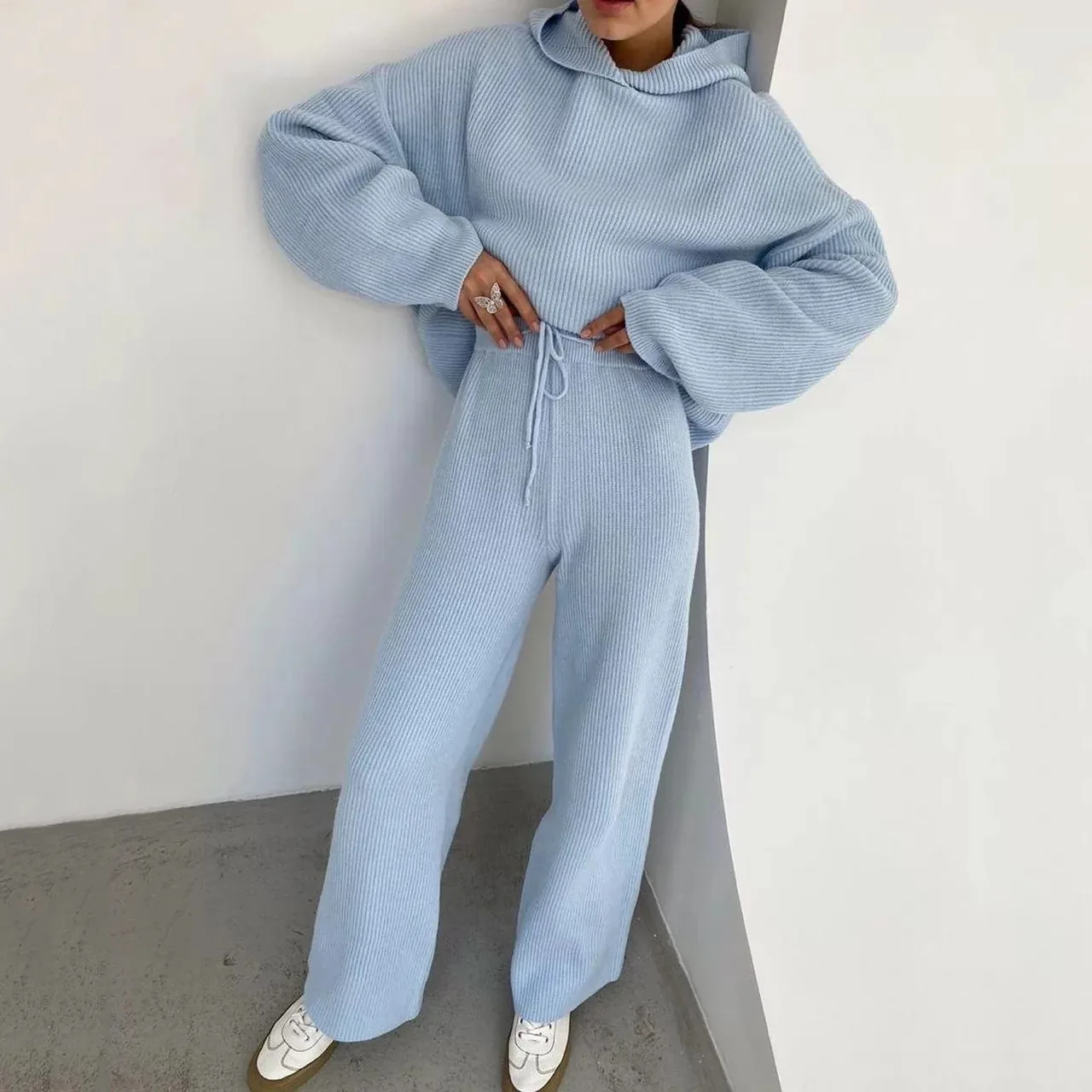Donsignet Fashion Sports Solid Casual Sweatshirt Outfits for Women Long Sleeve Hooded Top Full Length Pants Two Piece Suit
Donsignet Fashion Sports Solid Casual Sweatshirt Outfits for Women Long Sleeve Hooded Top Full Length Pants Two Piece Suit