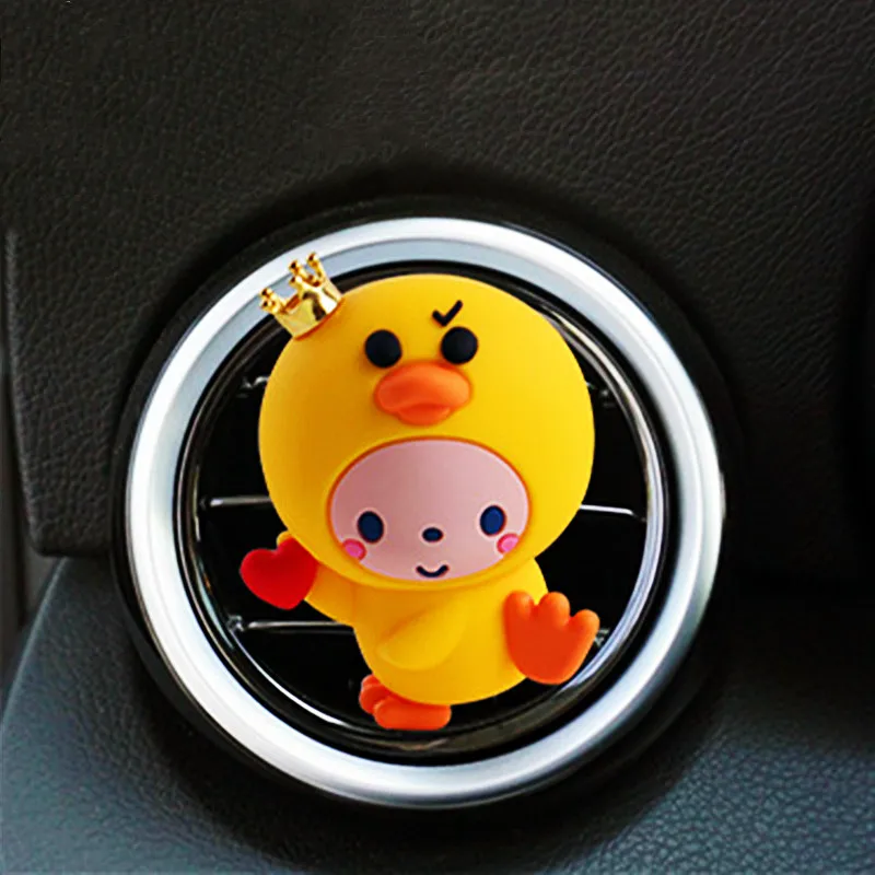 Cartoon Little Yellow Duck Car Air Freshener Cute Crown Piggy Auto Perfume Little Bear Doll Car Accessories Interior Ornament
Cartoon Little Yellow Duck Car Air Freshener Cute Crown Piggy Auto Perfume Little Bear Doll Car Accessories Interior Ornament