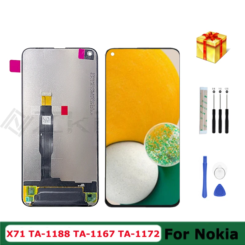 6.39"For Nokia X71 Display Touch Screen 8.1 Plus LCD Tested Full Panel Glass Digitizer Assembly TA-1167 TA-1188 Replacement Part
6.39"For Nokia X71 Display Touch Screen 8.1 Plus LCD Tested Full Panel Glass Digitizer Assembly TA-1167 TA-1188 Replacement Part