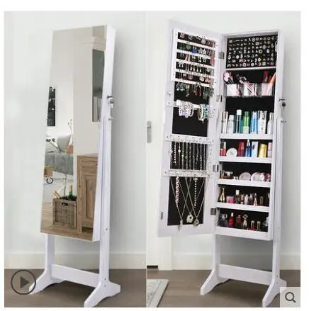Wardrobe mirror bedroom multi-functional jewelry cabinet household mirror wall hanging fitting modern and simple floor mirror
Wardrobe mirror bedroom multi-functional jewelry cabinet household mirror wall hanging fitting modern and simple floor mirror