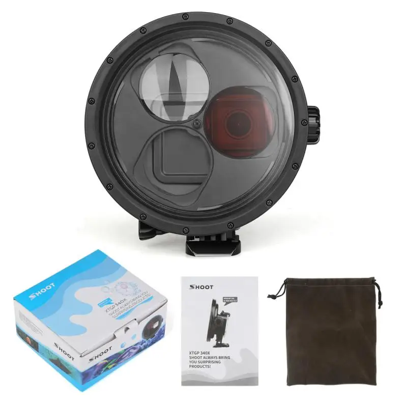 Diving Protection Case For For GoPro Hero 5/6/7 Dome Port With Handle Trigger Underwater Waterproof Housing Case Lens Black
Diving Protection Case For For GoPro Hero 5/6/7 Dome Port With Handle Trigger Underwater Waterproof Housing Case Lens Black