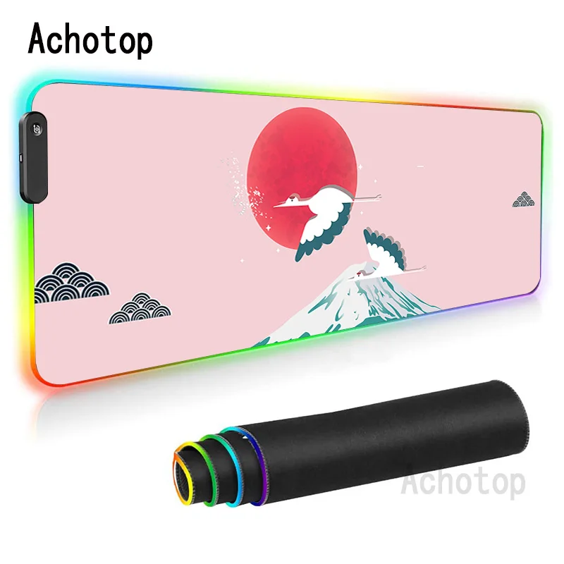Large Fuji RGB Mouse Pad Anime Gamer Gaming Mouse Pad Gamer Computer Accessories Big Keyboard Laptop Padmouse Led Speed Desk Mat
Large Fuji RGB Mouse Pad Anime Gamer Gaming Mouse Pad Gamer Computer Accessories Big Keyboard Laptop Padmouse Led Speed Desk Mat