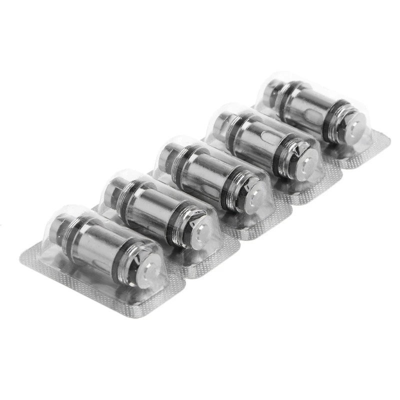 5 Pcs/Box Replacement Atomizer Coil Heads 0.6 Ohm for Aspire PockeX Atomizers
5 Pcs/Box Replacement Atomizer Coil Heads 0.6 Ohm for Aspire PockeX Atomizers