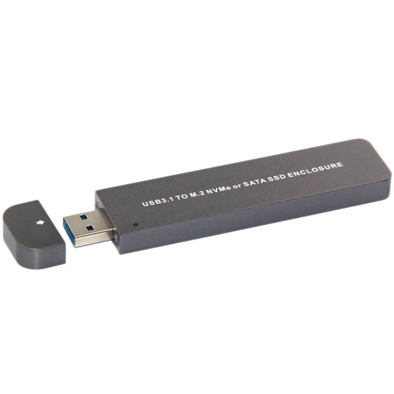 Hard Drive Reader USB3.1 TO M.2 NVME SATA SSD 6Gbp/S UASP Aluminum Box Adapter for Windows Mac
Hard Drive Reader USB3.1 TO M.2 NVME SATA SSD 6Gbp/S UASP Aluminum Box Adapter for Windows Mac