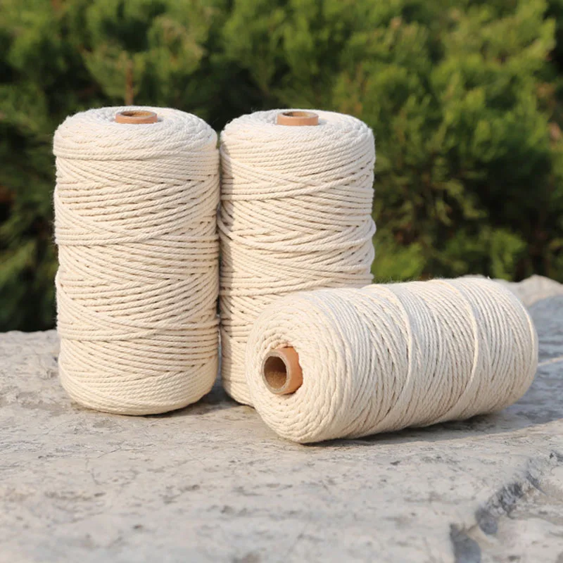 3/4/5/6mm Macrame Rope Twisted String Cotton Cord Handmade Natural Beige Rope DIY Home Decro Wedding Decoration Accessories
3/4/5/6mm Macrame Rope Twisted String Cotton Cord Handmade Natural Beige Rope DIY Home Decro Wedding Decoration Accessories
