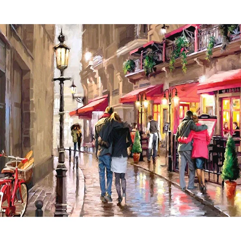 SELILALI DIY Painting By Numbers Romantic Districts Landscape Handpainted Oil Painting Home Wall Art Canvas Painting Art
SELILALI DIY Painting By Numbers Romantic Districts Landscape Handpainted Oil Painting Home Wall Art Canvas Painting Art
