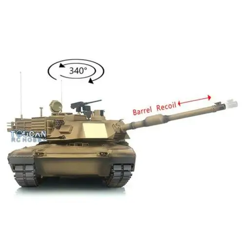 US Stock 1/16 2.4G Henglong 6.0 Upgraded M1A2 Abrams Barrel Recoil RC Tank 3918 TH17131-SMT2
US Stock 1/16 2.4G Henglong 6.0 Upgraded M1A2 Abrams Barrel Recoil RC Tank 3918 TH17131-SMT2