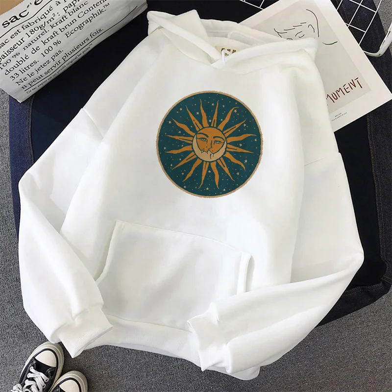 Sweatshirt Streetwear Hoodies Sun and Moon Hoodie Vintage Women Hooded Sweatshirt Winter Harajuku Oversize Ladies Gothic Loose
Sweatshirt Streetwear Hoodies Sun and Moon Hoodie Vintage Women Hooded Sweatshirt Winter Harajuku Oversize Ladies Gothic Loose