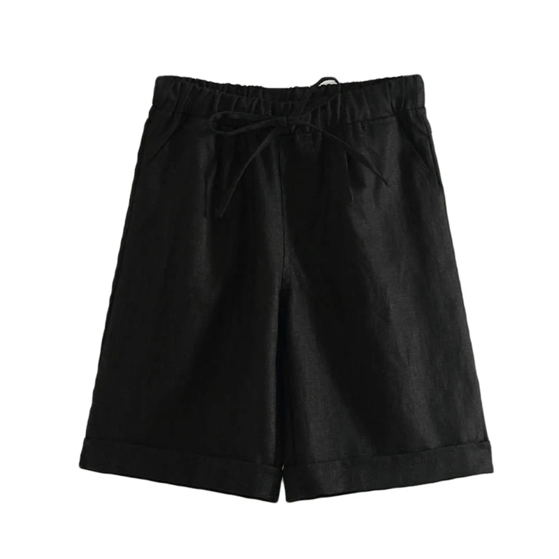 Women's Capris Elastic High Waist Trousers Wide Leg Half Pants Plus Size Pants Summer Casual Loose Knee Length Pants M-3XL
Women's Capris Elastic High Waist Trousers Wide Leg Half Pants Plus Size Pants Summer Casual Loose Knee Length Pants M-3XL