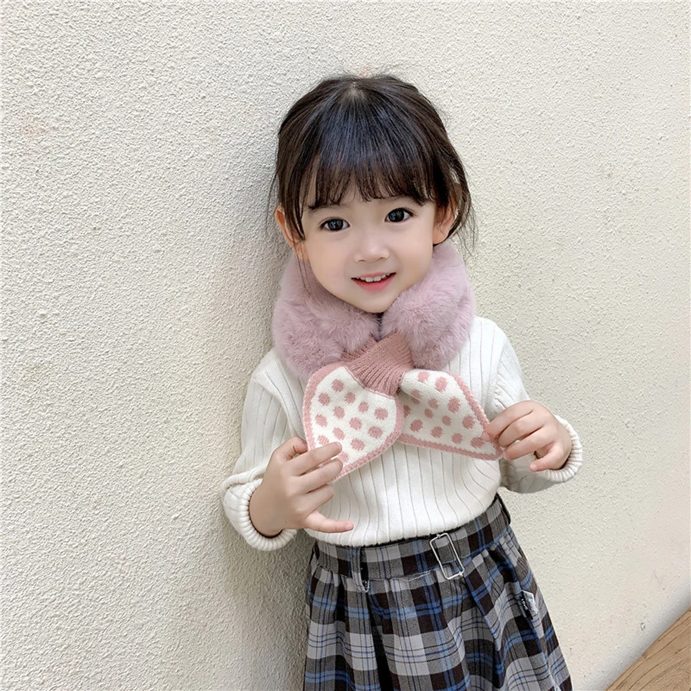 Children ScarfWarmer For Girls Baby Winter Mink Fleece Wave Point Collar Keep Warm Pompom Neck Ring Plush Fishtail Cross Scarf
Children ScarfWarmer For Girls Baby Winter Mink Fleece Wave Point Collar Keep Warm Pompom Neck Ring Plush Fishtail Cross Scarf