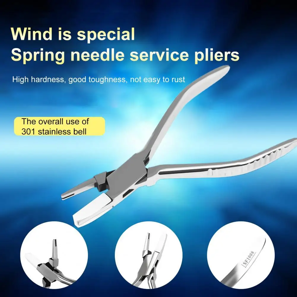 Portable Useful Music Needle Strings Pliers Stainless Steel Spring Plier Professional for Piano
Portable Useful Music Needle Strings Pliers Stainless Steel Spring Plier Professional for Piano