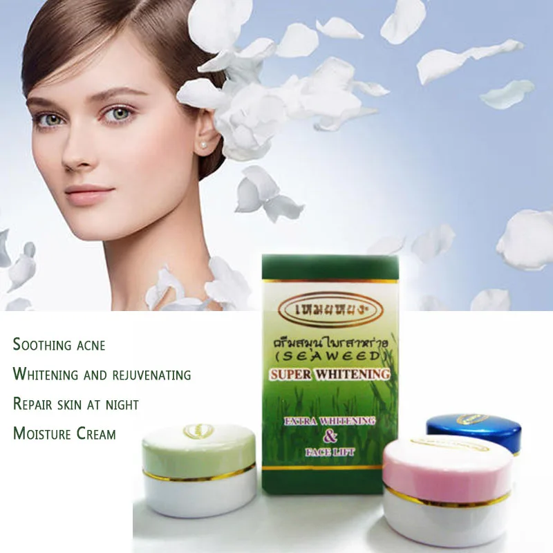3/6pcs Super Extra Whitening Cream Face lift natural Algae skin care, Relieve acne,Moisturizer , night repair cream 3pcs/set
3/6pcs Super Extra Whitening Cream Face lift natural Algae skin care, Relieve acne,Moisturizer , night repair cream 3pcs/set