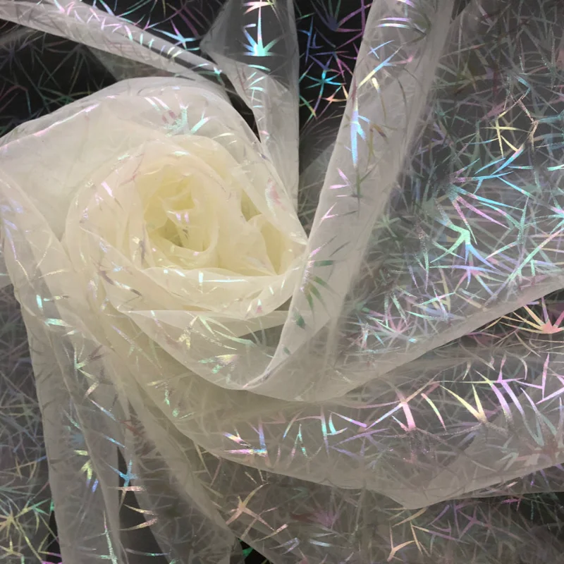 Symphony Bronzing Bamboo Leaf Organza Fabrics for Sewing Hanfu Ancient Style Clothing Designer Dress Fabric Baby Cloth 100*150cm
Symphony Bronzing Bamboo Leaf Organza Fabrics for Sewing Hanfu Ancient Style Clothing Designer Dress Fabric Baby Cloth 100*150cm