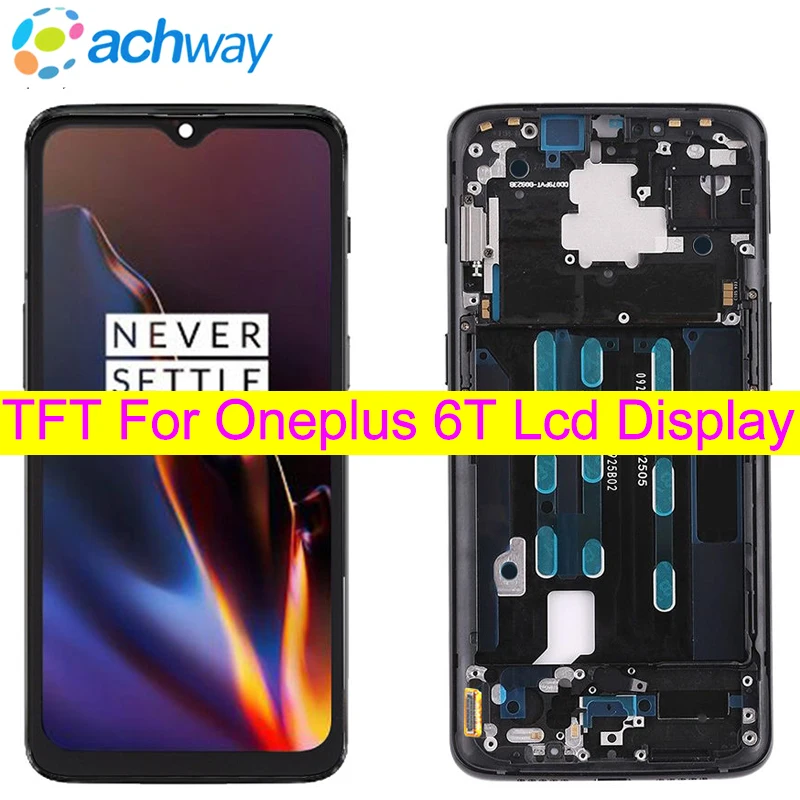 TFT Screen For OnePlus 6T LCD Display Touch Screen Digitizer Assembly One Plus 6 T A6010 A6013 Replacement For OnePlus 6 T LCD 
TFT Screen For OnePlus 6T LCD Display Touch Screen Digitizer Assembly One Plus 6 T A6010 A6013 Replacement For OnePlus 6 T LCD