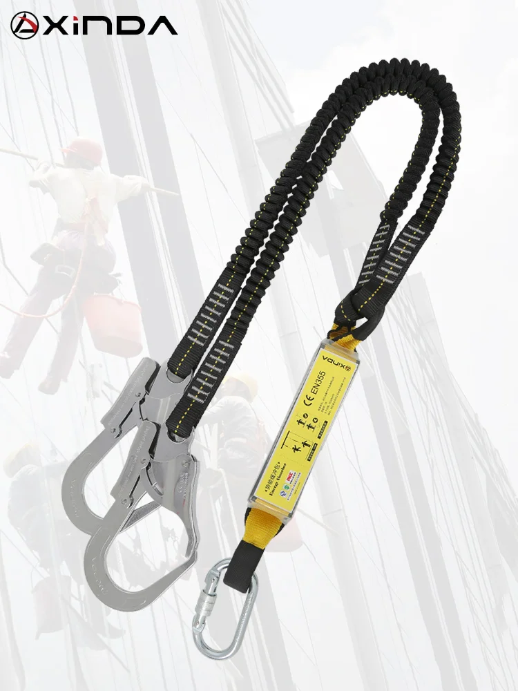 Xinda Professional High Altitude Protective Safety Elastic Buffer Sling Belt With Hook High Strength Wearable Anti Fall Off
Xinda Professional High Altitude Protective Safety Elastic Buffer Sling Belt With Hook High Strength Wearable Anti Fall Off