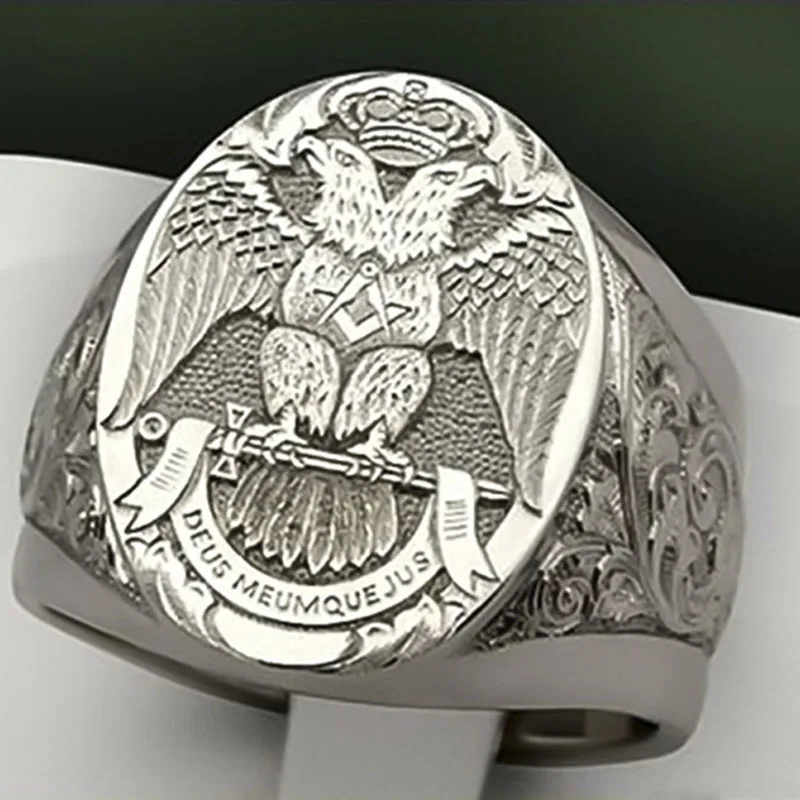 Hot Sale Gold Colors Double Headed Eagle Spread Wings Carved Flower Pattern Ring for Men Gothic Steam Punk Jewelry
Hot Sale Gold Colors Double Headed Eagle Spread Wings Carved Flower Pattern Ring for Men Gothic Steam Punk Jewelry