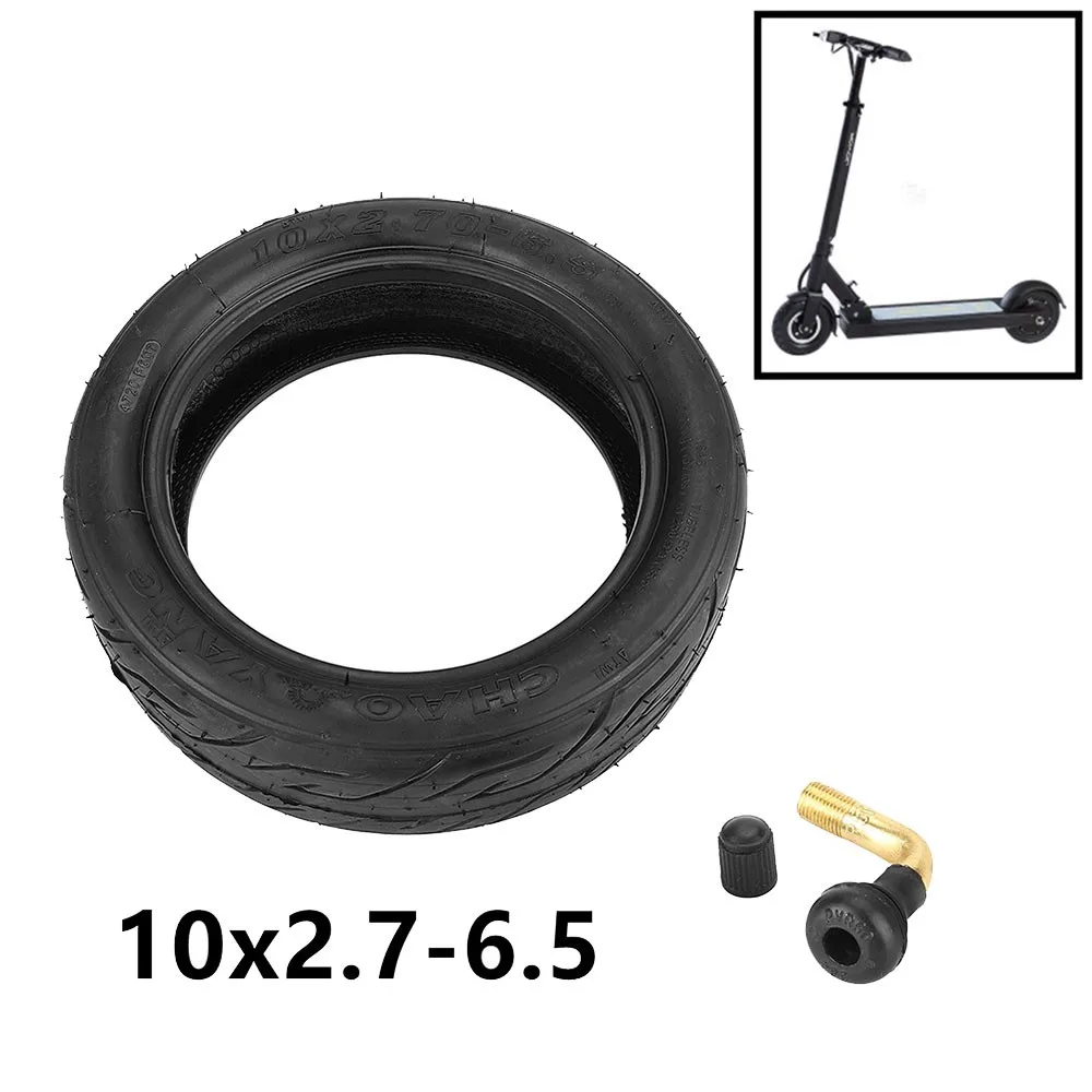 10x2.7-6.5 Electric Scooter Vacuum Tire 10 Inch Explosion Proof Tire With Valve Non-slip Wear-resistant Rubber Tire Scooter Part
10x2.7-6.5 Electric Scooter Vacuum Tire 10 Inch Explosion Proof Tire With Valve Non-slip Wear-resistant Rubber Tire Scooter Part