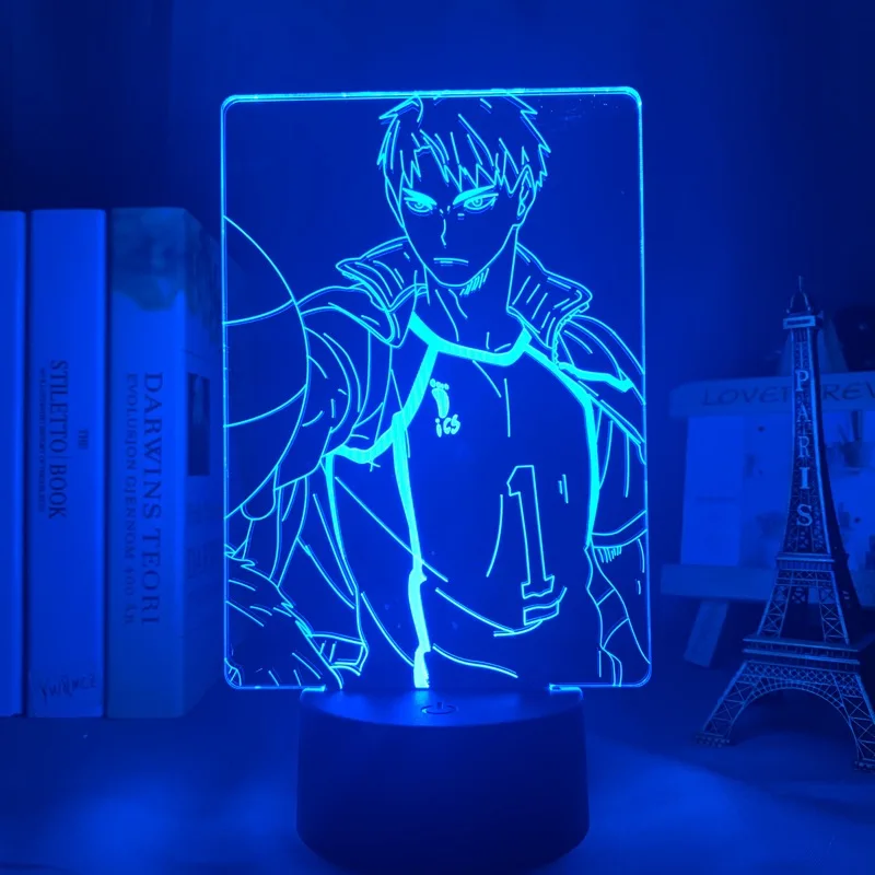 Haikyuu Wakatoshi Ushijima светодиодный ночсветильник лампа для спальни Декор Светильник для детей подарок на день рождения Haikyu Ushijima 3d лампа
Haikyuu Wakatoshi Ushijima светодиодный ночсветильник лампа для спальни Декор Светильник для детей подарок на день рождения Haikyu Ushijima 3d лампа