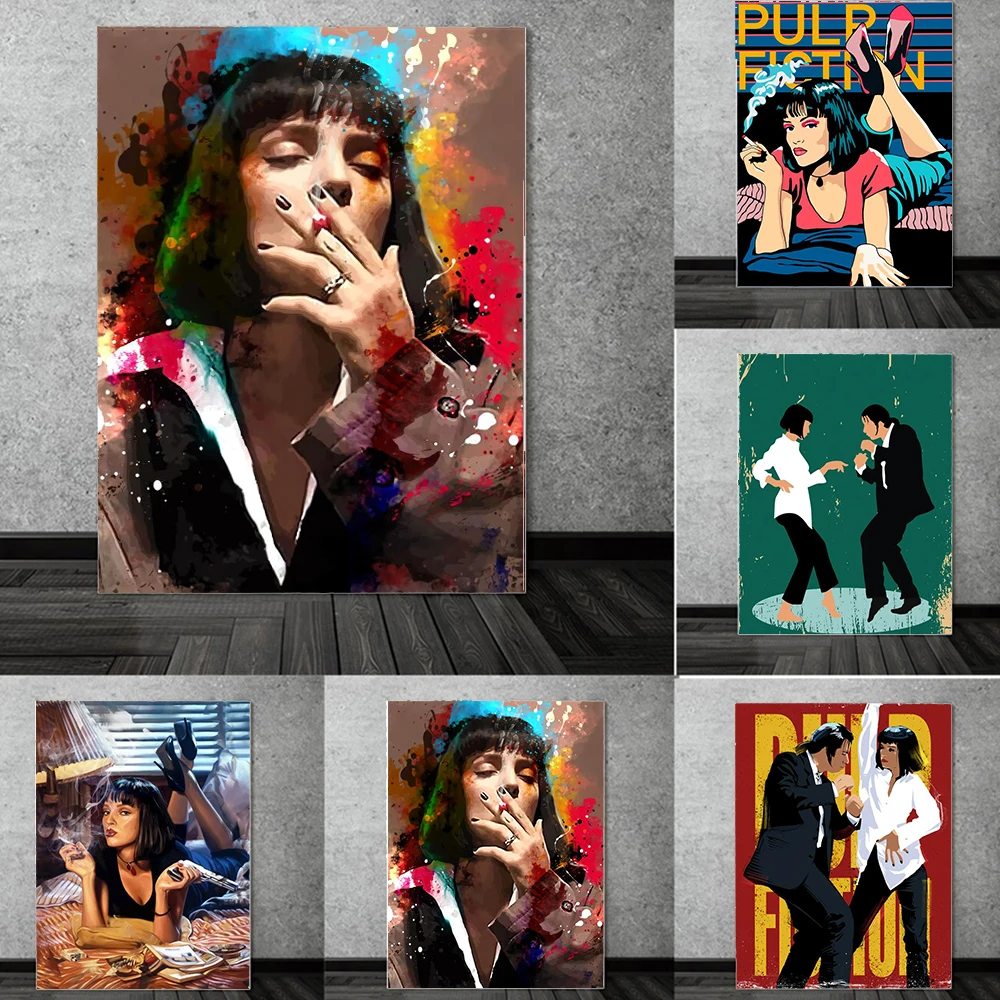 Movie Pulp Fiction Posters Comics Wall Art Prints for Living Room Corridor Anime Canvas Painting Girl Bedroom Decor Picture Gift
Movie Pulp Fiction Posters Comics Wall Art Prints for Living Room Corridor Anime Canvas Painting Girl Bedroom Decor Picture Gift