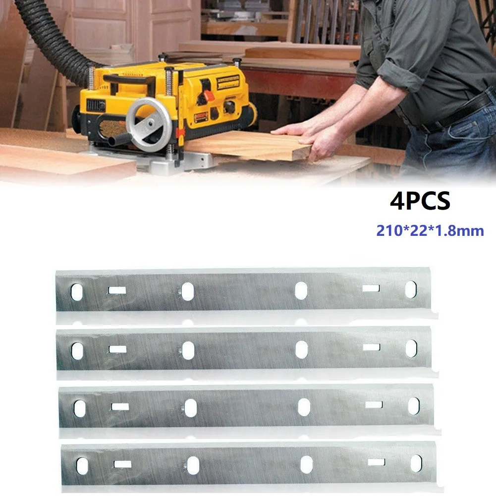 4PCS HSS Planer Blades 8inch Wood Planer Parts Woodworking Tools For Carpentry For Woodstar PT85 Kity PT8500 Scheppach HT850
4PCS HSS Planer Blades 8inch Wood Planer Parts Woodworking Tools For Carpentry For Woodstar PT85 Kity PT8500 Scheppach HT850