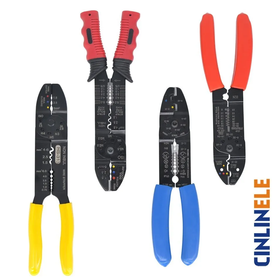 

Free Shipping Multitool Crimping Pliers Electrical Terminals Combination Multi Tool Wire Stripper Cut Alicates Electricos FS-051