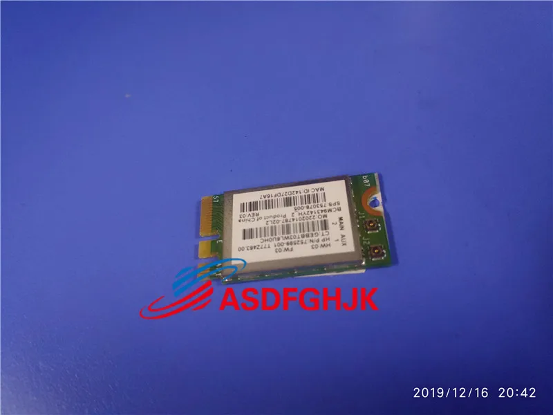 Подлинная для hp split X2 Series Tablet WiFi Bluetooth 4 0 Беспроводная карта 753078 005 752599 001 100%