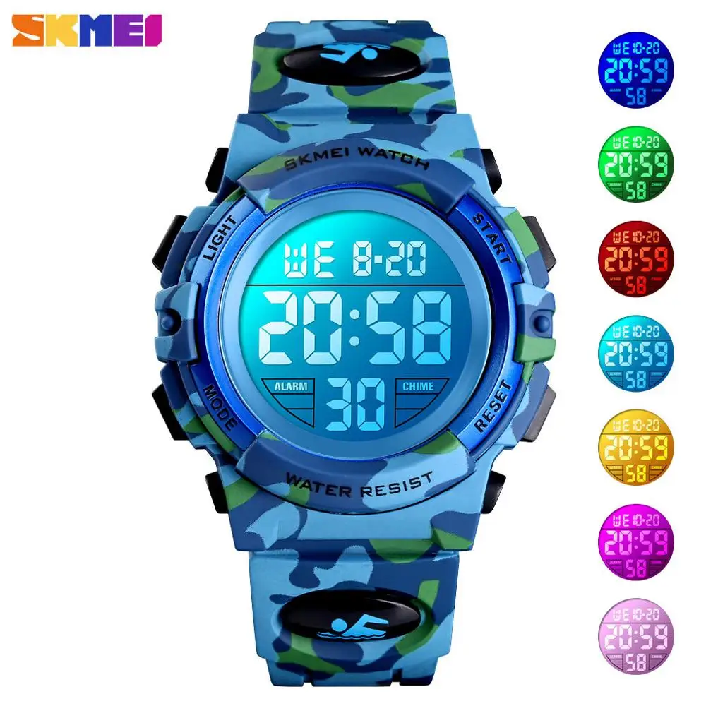 Часы SKMEI детские электронные, водонепроницаемые, 50 м, светодиодные, цифровые
Часы SKMEI детские электронные, водонепроницаемые, 50 м, светодиодные, цифровые