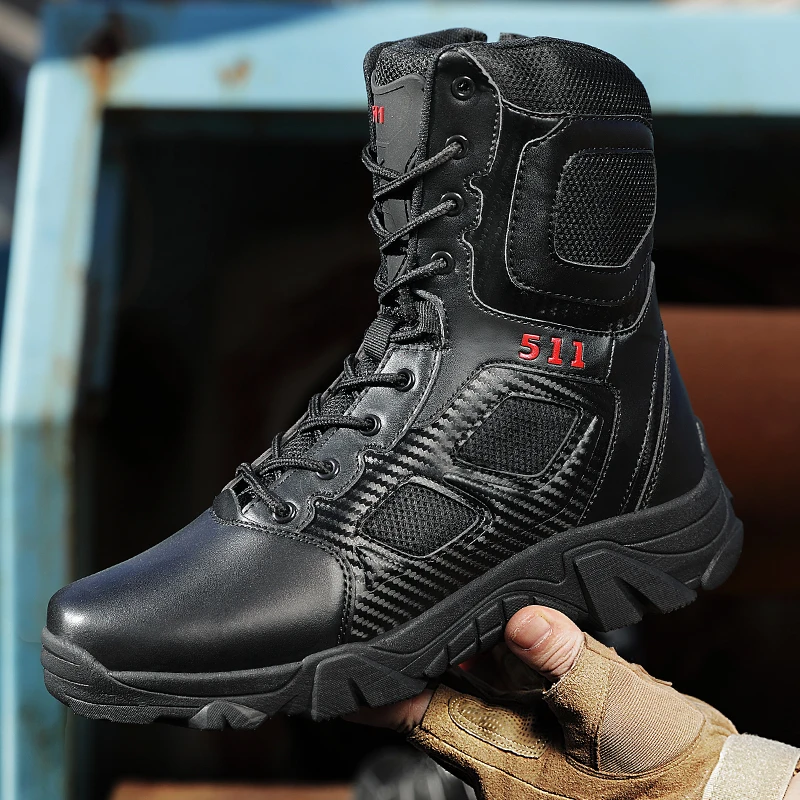 Plus Size 39-47 Men Military Boots Special Force Tactics Desert Combat Boots Outdoor High-Top Hiking Shoes Army Boots Men Botas
Plus Size 39-47 Men Military Boots Special Force Tactics Desert Combat Boots Outdoor High-Top Hiking Shoes Army Boots Men Botas