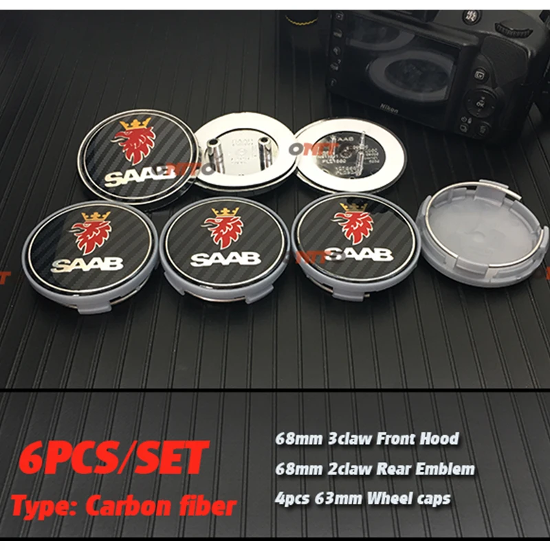 For 9-3 9-5 93 95 Car emblem Logo Badge 68mm 2/ 3pins head Front Boot Rear label+63mm Car wheel center caps 6pcs/set Logo
For 9-3 9-5 93 95 Car emblem Logo Badge 68mm 2/ 3pins head Front Boot Rear label+63mm Car wheel center caps 6pcs/set Logo