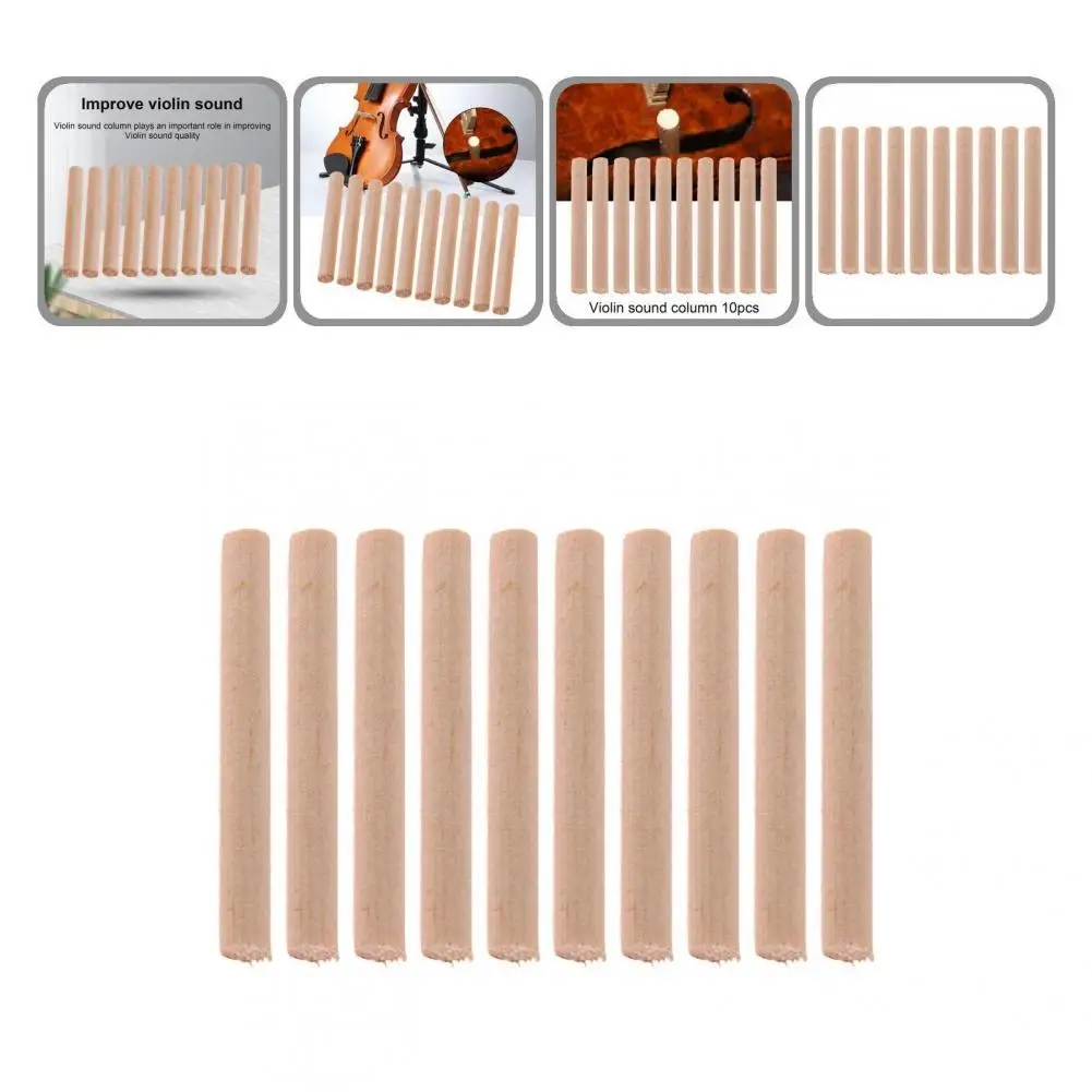 Lightweight 10Pcs Practical Violin Soundpost Replace Tool Durable Violin Post Musical for 3/4 4/4 Violins 
Lightweight 10Pcs Practical Violin Soundpost Replace Tool Durable Violin Post Musical for 3/4 4/4 Violins