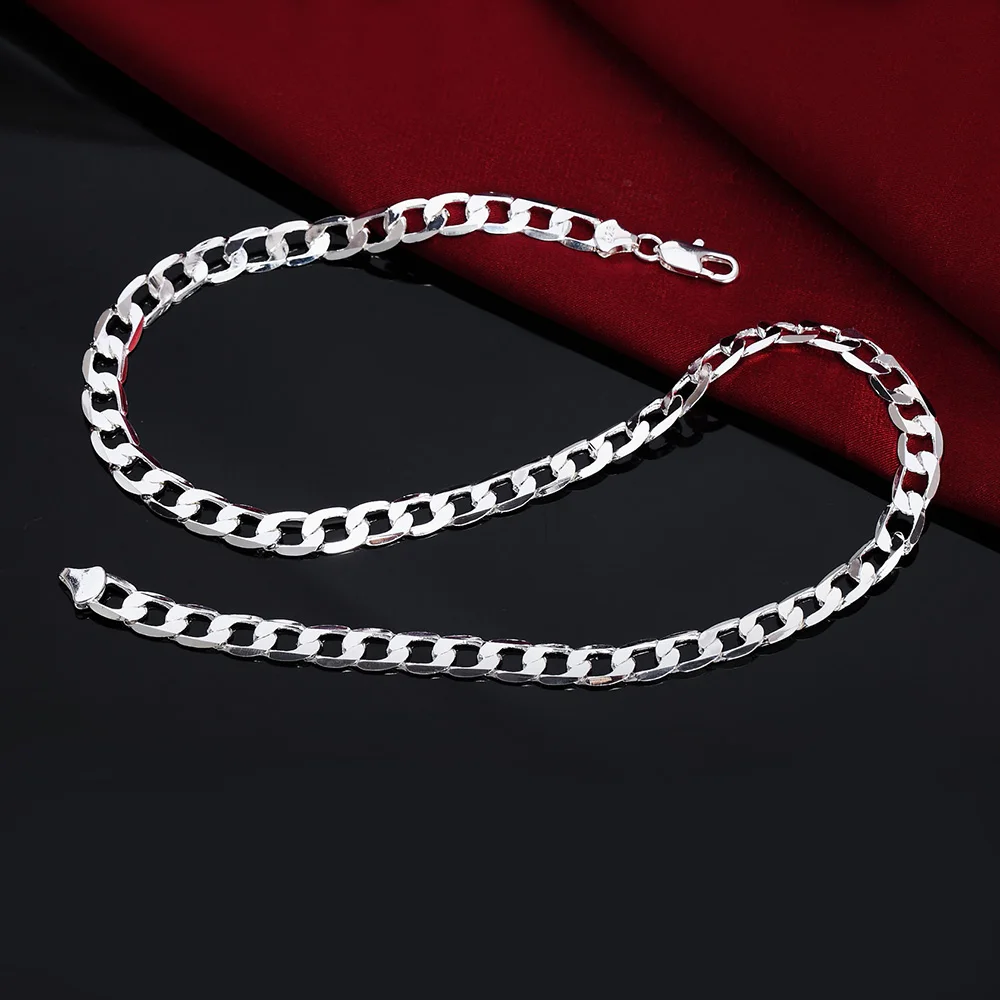 6MM Chain Necklaces 16/18/20/22/24 Inch Hippie Necklace For Women Korean Fashion Luxury Jewelry Accessories Free Shipping
6MM Chain Necklaces 16/18/20/22/24 Inch Hippie Necklace For Women Korean Fashion Luxury Jewelry Accessories Free Shipping