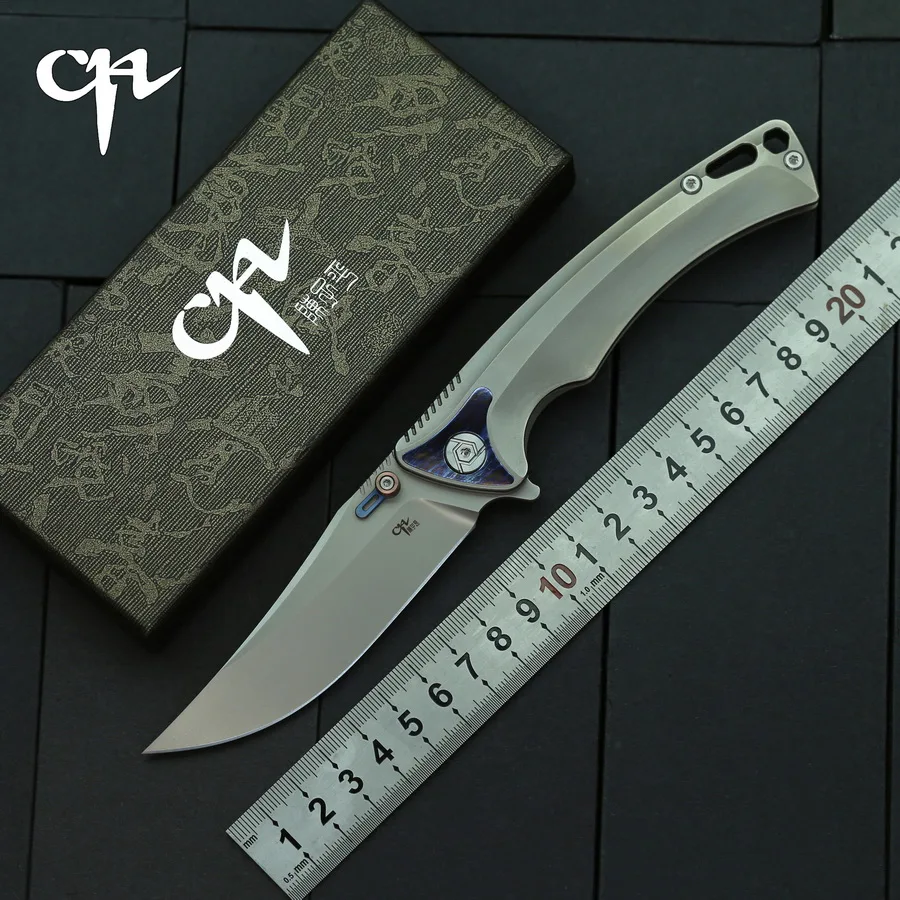 CH EMPEROR Flipper Folding Knife S35VN Blade Titanium Handle Outdoor Hunting Camping Survival Tactical Pocket Knives EDC Tools
CH EMPEROR Flipper Folding Knife S35VN Blade Titanium Handle Outdoor Hunting Camping Survival Tactical Pocket Knives EDC Tools