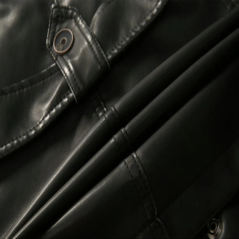 New Fashion Motorcycle Leather Jacket Men Trench Coat Top quality Thick PU Leather Jacket Male Casual Long Leather Jackets 6XL
New Fashion Motorcycle Leather Jacket Men Trench Coat Top quality Thick PU Leather Jacket Male Casual Long Leather Jackets 6XL