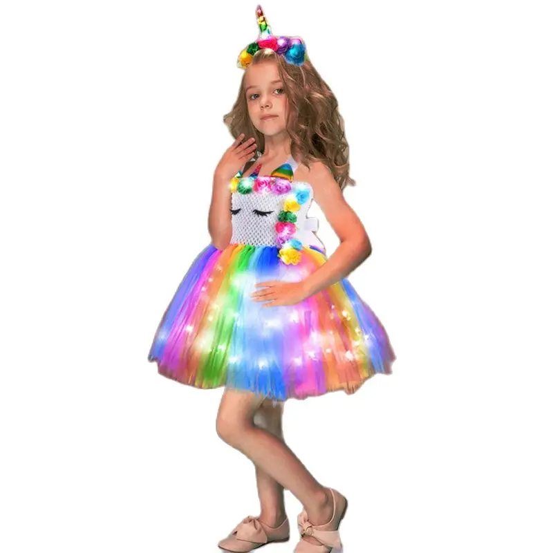 Children's LED Luminous Girl Dress Children's Skirt Christmas Dress Skirt Cosplay New Year Party Dress Dropshipping
Children's LED Luminous Girl Dress Children's Skirt Christmas Dress Skirt Cosplay New Year Party Dress Dropshipping