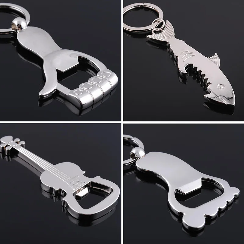 1PC Beer Bottle Opener KeyChain Zinc Alloy With Fish Guitar Hand Foot Compass Tools Free Shipping Bellow 2
1PC Beer Bottle Opener KeyChain Zinc Alloy With Fish Guitar Hand Foot Compass Tools Free Shipping Bellow 2