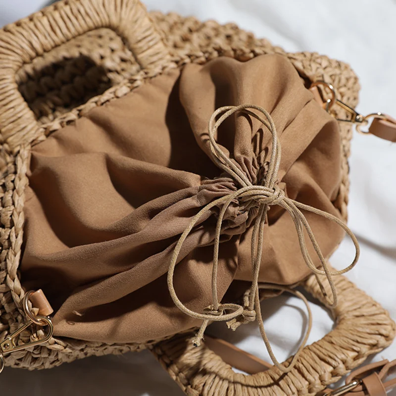 Raffia Bag Summer Beach Women Crochet Ladies Shoulder Straw Bags Large Capacity Woven Women`s Tote Handbag Bradied Handmade
Raffia Bag Summer Beach Women Crochet Ladies Shoulder Straw Bags Large Capacity Woven Women`s Tote Handbag Bradied Handmade