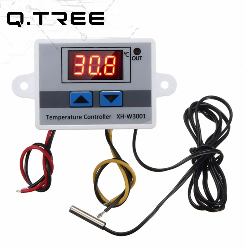 XH-W3001 Digital Temperature Controller Thermostat W3001 110V 220V 12V 24V Thermoregulator Aquarium Incubator Temp Regulator 
XH-W3001 Digital Temperature Controller Thermostat W3001 110V 220V 12V 24V Thermoregulator Aquarium Incubator Temp Regulator